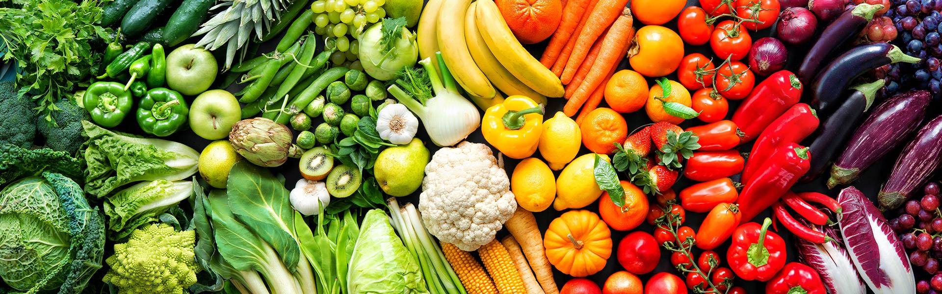 buntes Obst und Gemüse